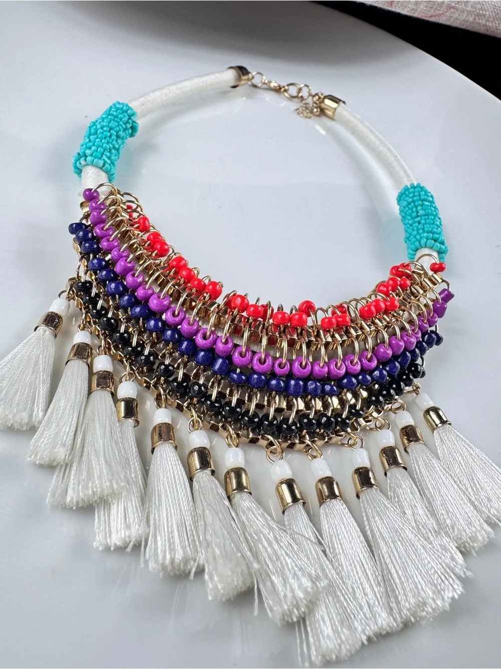Vintage Bohemian Bib Necklace